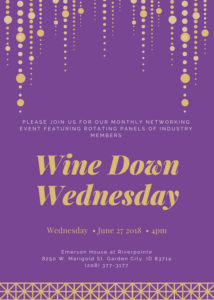 Wine Down Wednesday @ Emerson House at Riverpointe