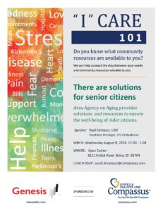 "I" Care 101 @ Apex Center