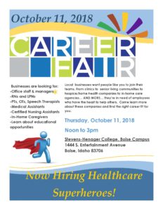 Healthcare Career Fair @ Stevens-Henager College, Boise Campus