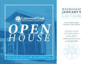 Cottonwood Creek Behavioral Hospital Open House @ Cottonwood Creek Behavioral Hospital