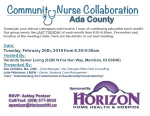 Community Nurse Collaboration @ Veranda Senior Living