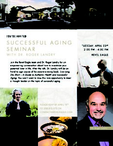 Successful Aging Seminar @ Revel Eagle