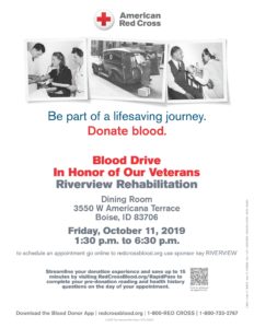 Riverview Blood Drive @ Riverview Rehabilitation