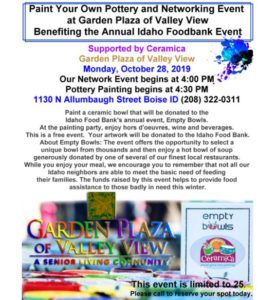 Paint Your Own Pottery and Networking Event