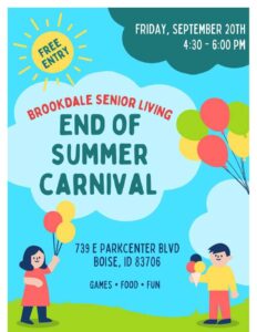 End of Summer Carnival @ Brookdale Senior Living